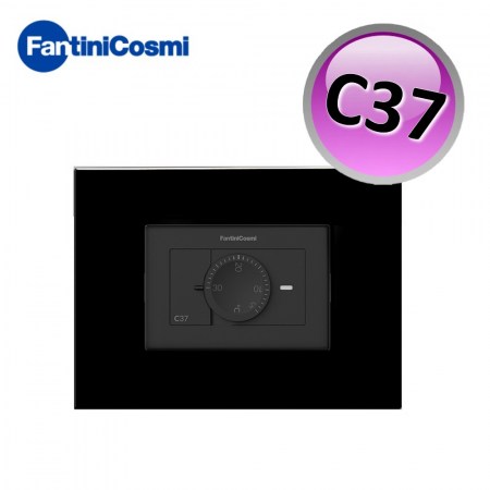 C37 - Termostato ambiente da incasso alimentato a 230V-50Hz Fantini Cosmi