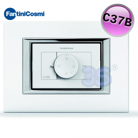 C37B - Termostato ambiente da incasso alimentato a 230V-50Hz Fantini Cosmi