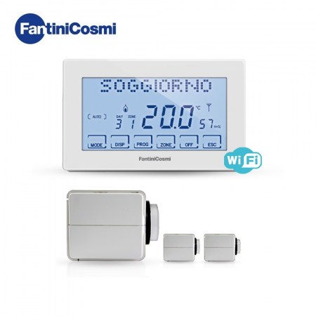 CH180K3 - Kit di termoregolazione wireless con connessione WiFi per 3 zone di temperatura