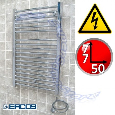 Scaldasalviette elettrico cromato cm 77x50 (ASTCE500770)