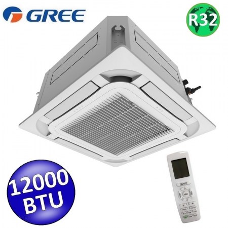 Unità interna R32 a cassetta Gree 12000 Btu , telecomando e griglia pannello TF05 inclusi - GREE10188+TF05