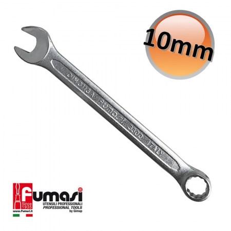 Chiave fissa a stella combinata da 10 mm in acciaio cromo vanadio - 330005