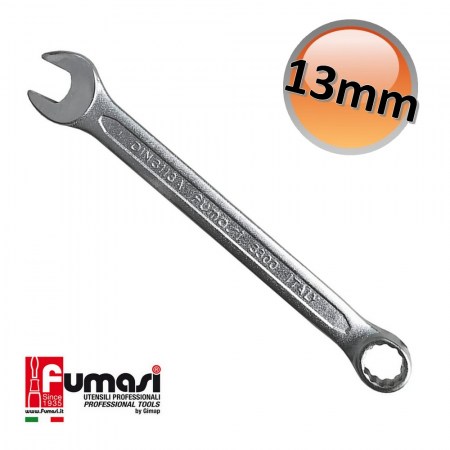 Chiave fissa a stella combinata da 13 mm in acciaio cromo vanadio - 330008