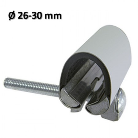 Collare riparazione inox per tubi tubazioni Ø 26-30 mm - larghezza 75 mm - 50.01.026030.07