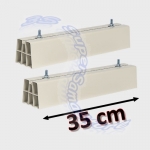 Coppia di basi unità esterna 35 cm