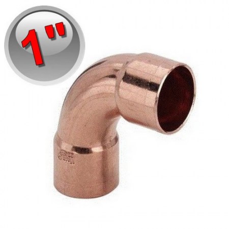 Curva 90° FF rame a saldare 1″ - 25,4 mm - FC107-L-1