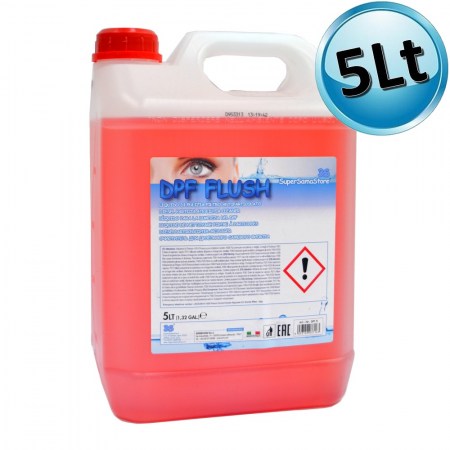 DPF Flush Tanica 5 Lt - Liquido di lavaggio pulizia per filtro antiparticolato diesel - DPF.5