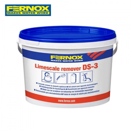 Disincrostante in polvere DS-3 con inibitori di corrosione ed un viraggio di colorazione - Fernox