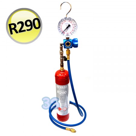 KRD.R290 Kit ricarica diagnosi frigo - freezer fai da te - gas R290