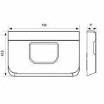 Dimensioni C58 Fantini - www.SuperSamaStore.it