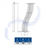 Disegno tecnico CASSIOPEA cromato dx -  www.SuperSamaStore.it