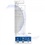 Disegno tecnico VELA - www.SuperSamaStore.it
