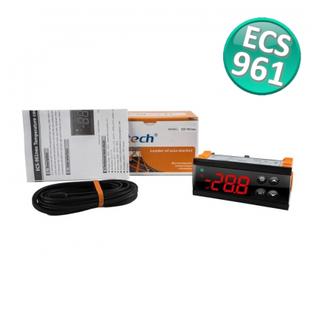 CONTROLLO TEMPERATURA ECS-961  COMPLETO DI 1 SONDA