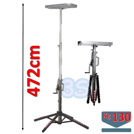 Elevatore sollevatore unità esterna climatizzatore, canalizzate, cassette, altezza max 472cm - ES.02