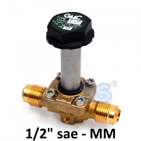 EV104MM - Elettrovalvola valvola solenoide GMC attacchi maschio 1/2 x 1/2 sae