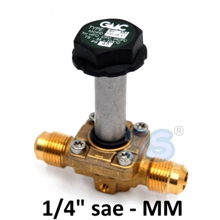 EV32MM - Elettrovalvola valvola solenoide GMC attacchi maschio 1/4 x 1/4 sae