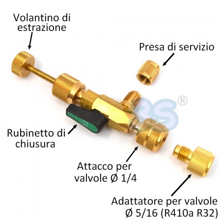 Componenti estrattore universale