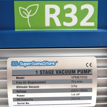Targhetta dettagli tecnici  - VPME70/32