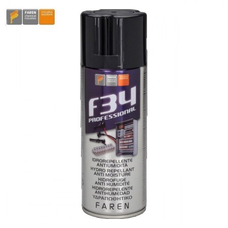 F34 Professional - idrorepellente anti umidità Faren flacone spray da 400 ml - 1AN400