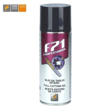 F71 Professional - olio da taglio e filettatura Faren flacone spray da 400 ml - 971003