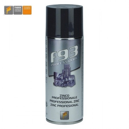 F93 Professional - zinco spray tecnico Faren flacone da 400 ml - 973003