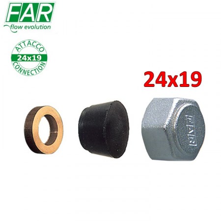 4250 - Tappo per collettore derivazione Ø 24x19 - FAR