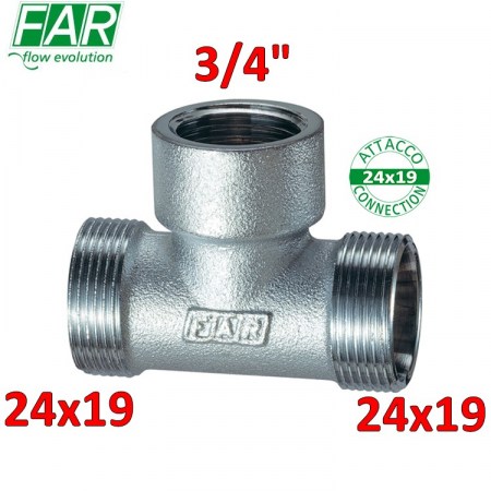 5460 - Raccordo a Tee T 24x19 x 3/4″ x 24x19 - FAR