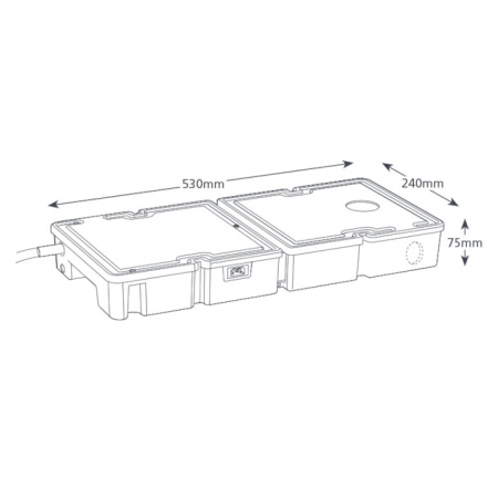 Pompa scarico condensa per banchi e gruppi frigo LOW PROFILE ERRP - Aspen Pumps FP2805