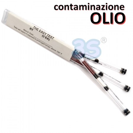 Inclusa 1 confezione con 3 provette per test contaminazione dell'olio