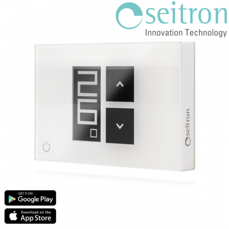 Cronotermostato Wi-Fi settimanale Wi-Time Wall - SEITRON