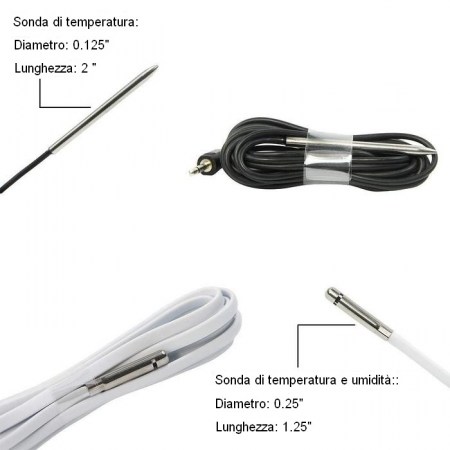 Elitech GSP-6 registratore dati temperatura e umidità 16000 punti - Sonde