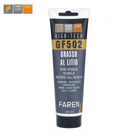 Grasso al litio universale tubetto da 125 ml - Faren GF502