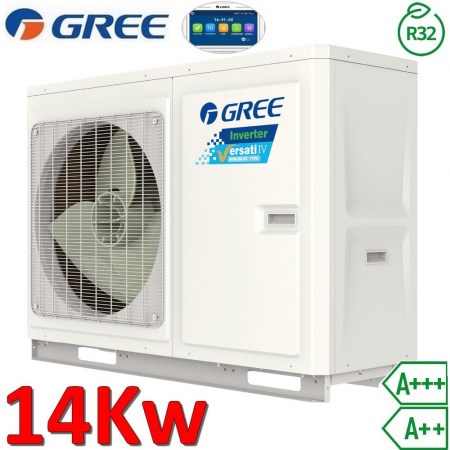 Pompa di calore monoblocco aria acqua Gree Versati IV - R32 14,0 Kw 1 PH - ER01002101