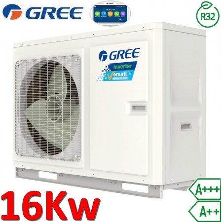 Pompa di calore monoblocco aria acqua Gree Versati IV - R32 16,0 Kw 1 PH - ER01002111