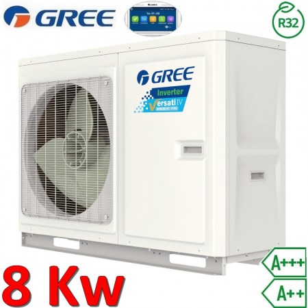 Pompa di calore monoblocco aria acqua Gree Versati IV - R32 8,0 Kw 1 PH - ER01002171