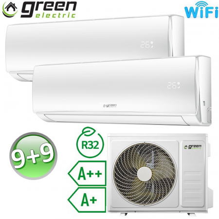 Climatizzatore dual split 9000+9000 Btu R32 A++/A+ Green Electric EVO (U.E. 4.1) - GEVD.2525(41)W
