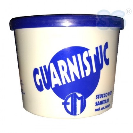 Guarnistuc - stucco per sanitari guarnizione per pilette - barattolo 950 gr - 00601