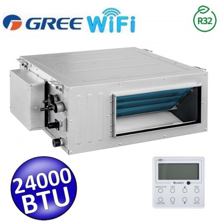 Unità interna R32 canalizzata Gree 24000 Btu - comando a parete con WiFi (GREE10194) GFH(24)CC-K6DNA1B/I
