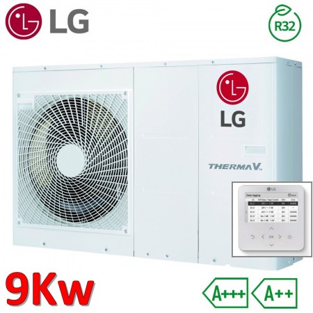 Pompa di calore aria acqua LG Therma V Monoblocco S R32 9.0 kw - HM091MR.U44