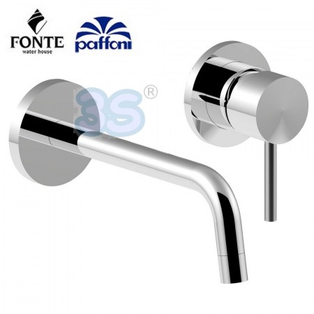 Miscelatore lavabo incasso Light Paffoni Fonte - bocca 175 mm - LIG006CR70