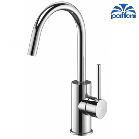 Miscelatore lavabo con canna orientabile senza scarico LIG 078 CR LIGHT PAFFONI