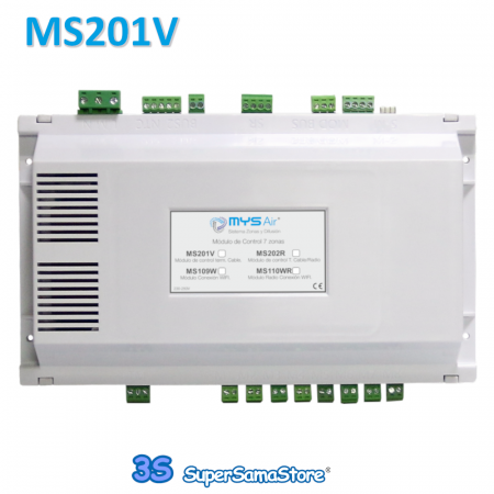 Modulo di controllo 7 zone radiocablato-centralina per termostati canalizza zone