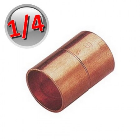 Manicotto rame a saldare 1/4 - 6,35 mm - RRP527002
