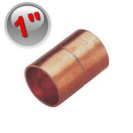 Manicotto rame a saldare 1″ - 25,4 mm