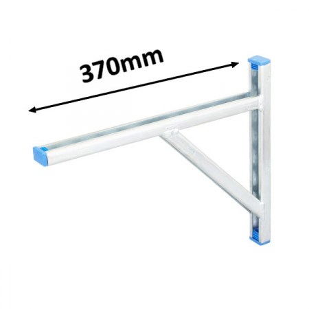 Mensola staffa a parete a squadra 370 mm , profilato in acciaio - 0954Z03550000