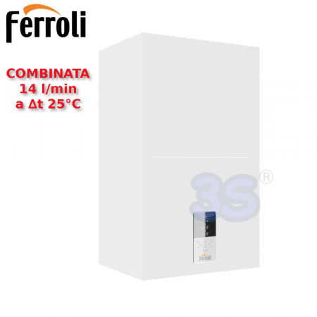 Caldaia murale a condensazione BLUEHELIX HITECH RRT 24 C per riscaldamento e produzione istantanea di ACS