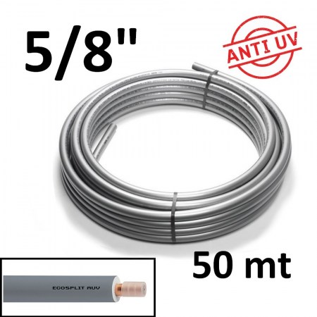 Rotolo rame ECOSPLIT AUV pre isolato 50 mt 5/8″ spessore 1 mm - climatizzazione e refrigerazione - PEUV.5/8