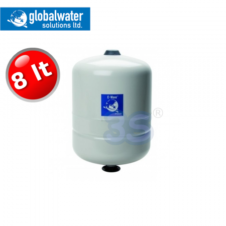 Vaso espansione pressure-wave polmone 8 litri per autoclave con membrana fissa per pompe acqua PWB-8LX