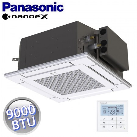 Unità interna cassetta a 4 vie 60x60 cm - 9000 BTU 2.5 Kw - pannello e comando a parete inclusi - PANASONIC