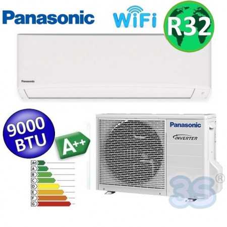 Climatizzatore mono split serie TZ super compatta R32 PANASONIC 9000 Btu A++ WiFi integrato CS-TZ25WKEW+CU-TZ25WKE